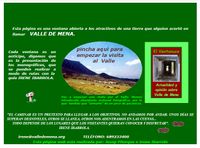 Esta página es una ventana abierta a los atractivos de una tierra que alguien acertó en llamar VALLE DE MENA.